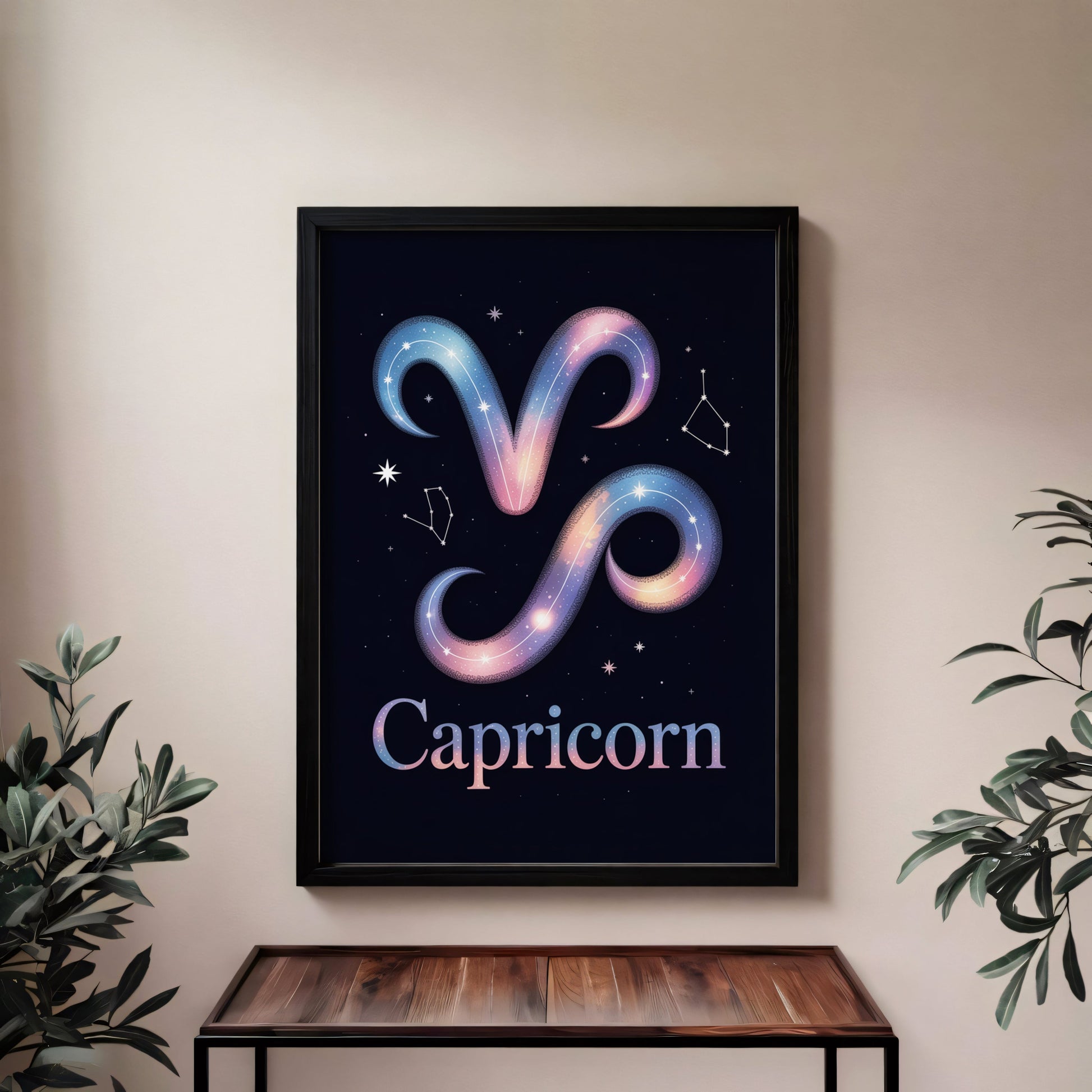 Aisle29 Posters Capricorn Cosmic Wall Art