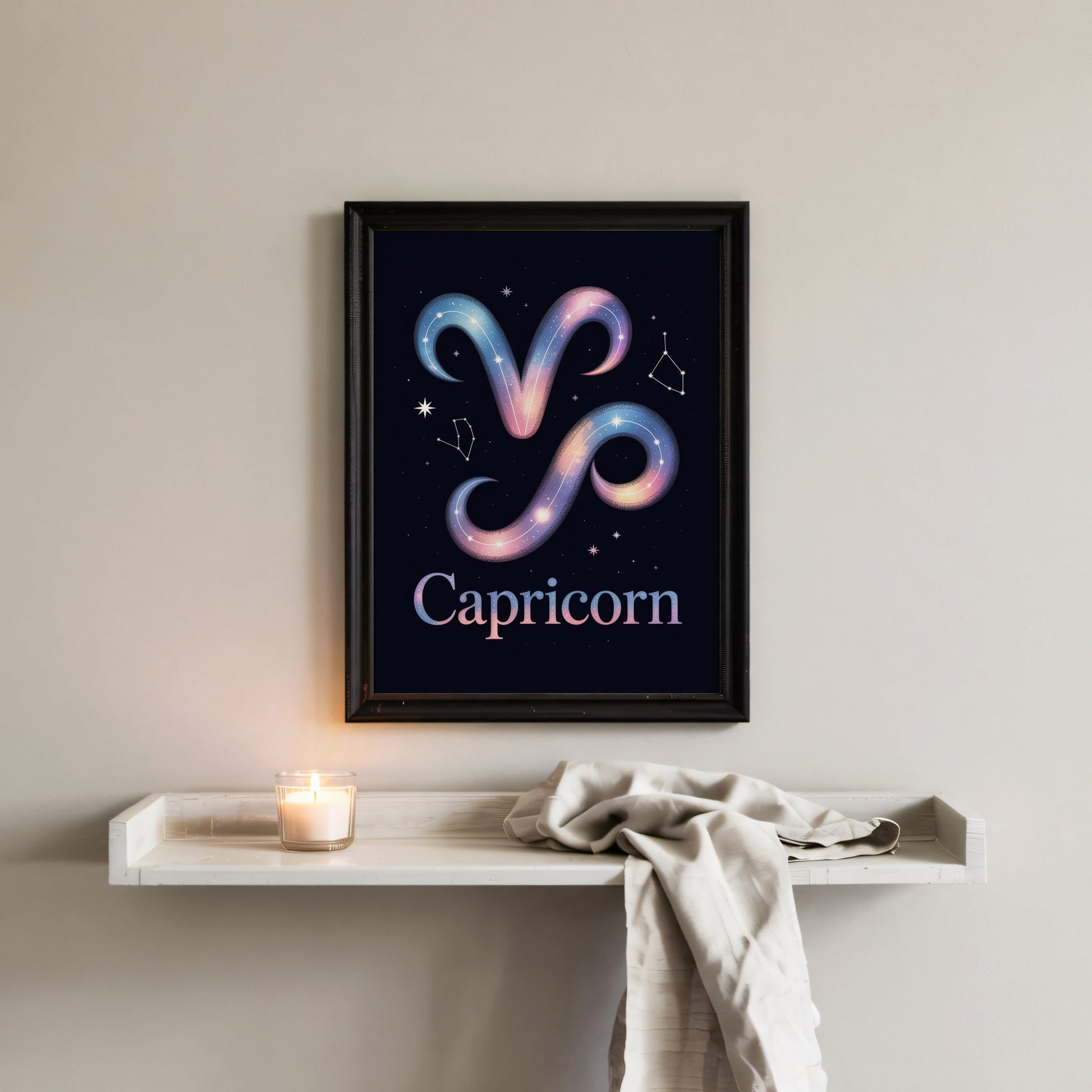 Aisle29 Posters Capricorn Cosmic Wall Art