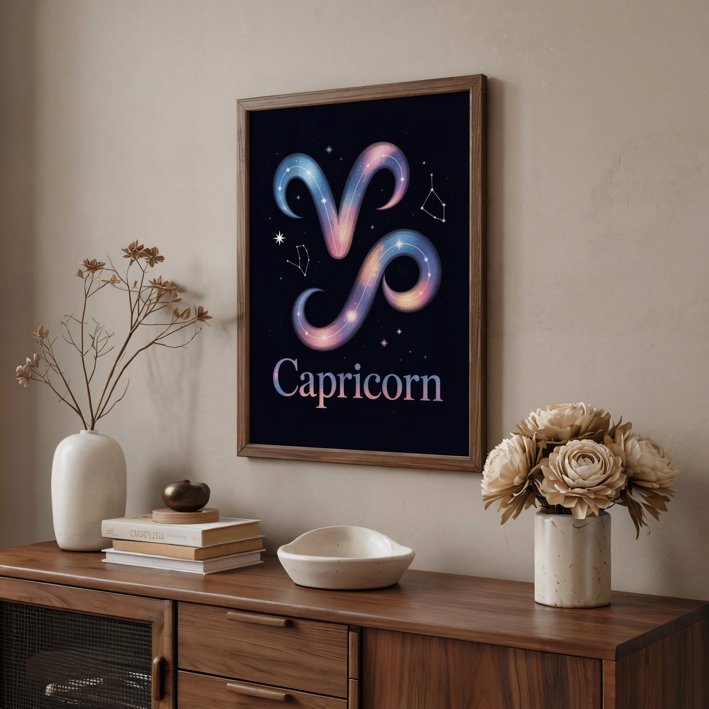 Aisle29 Posters Capricorn Cosmic Wall Art