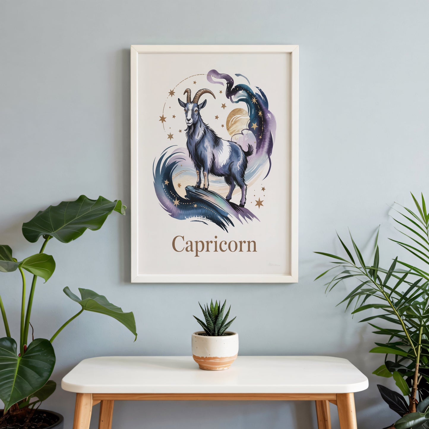 Aisle29 Posters Capricorn Midnight Climber Wall Art