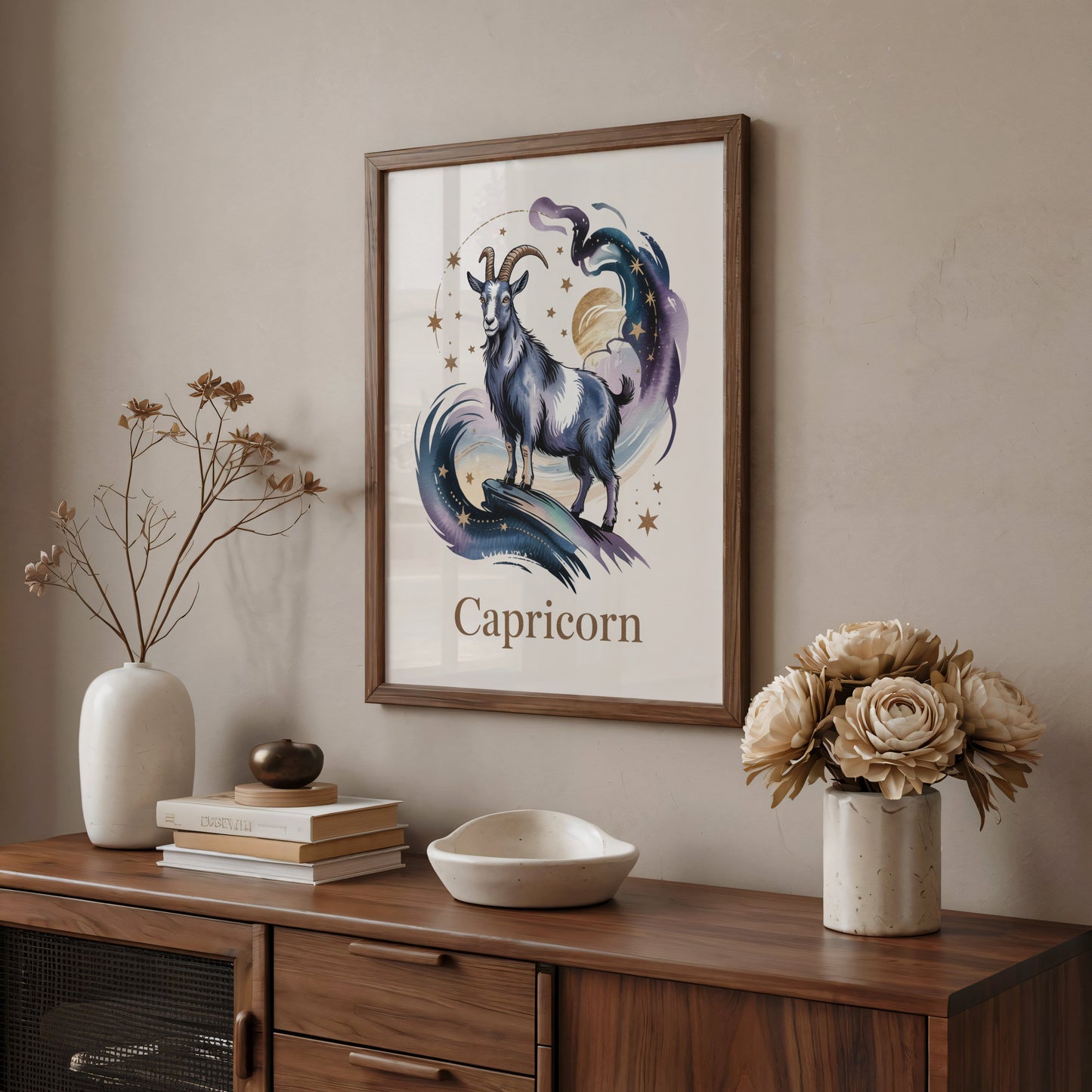Aisle29 Posters Capricorn Midnight Climber Wall Art
