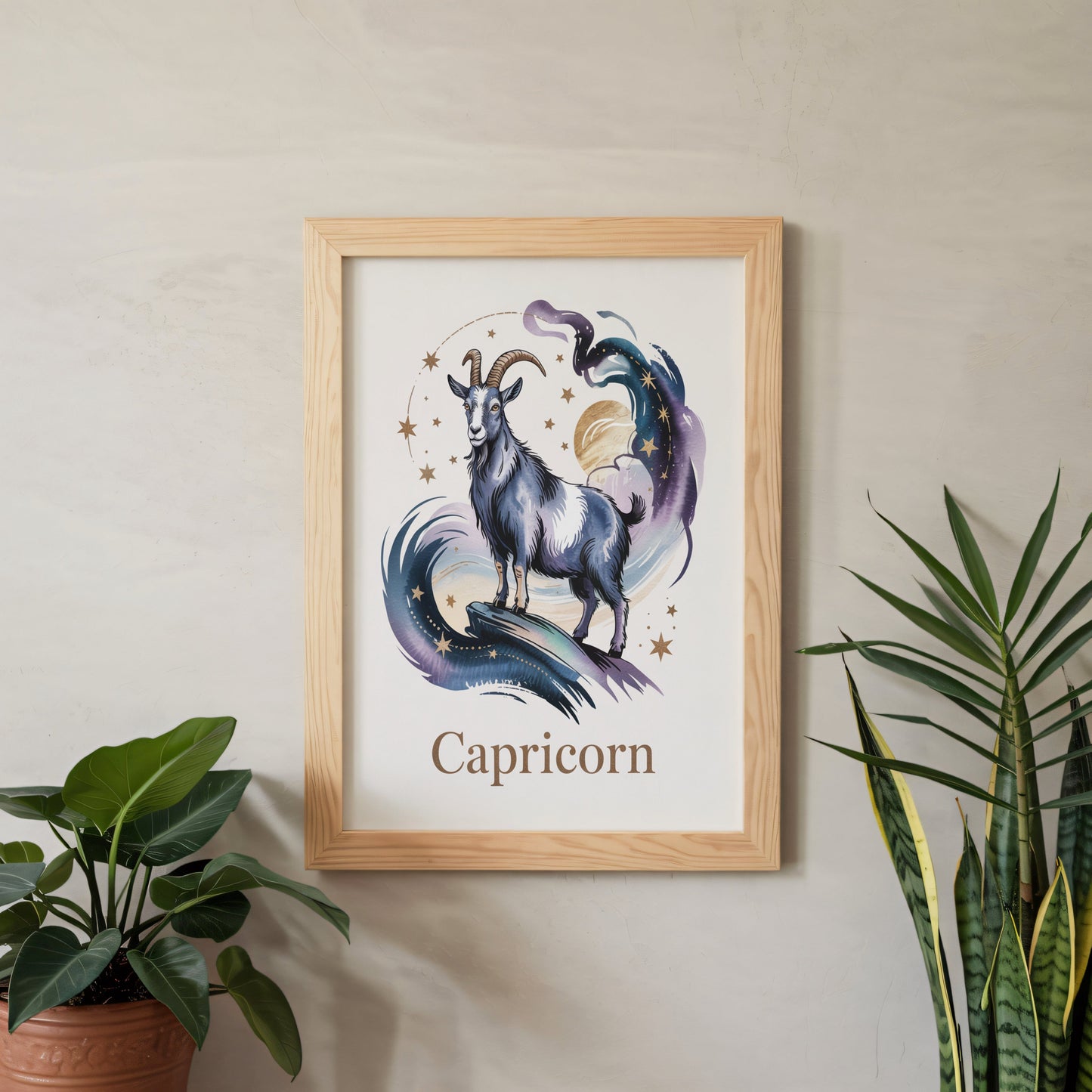 Aisle29 Posters Capricorn Midnight Climber Wall Art