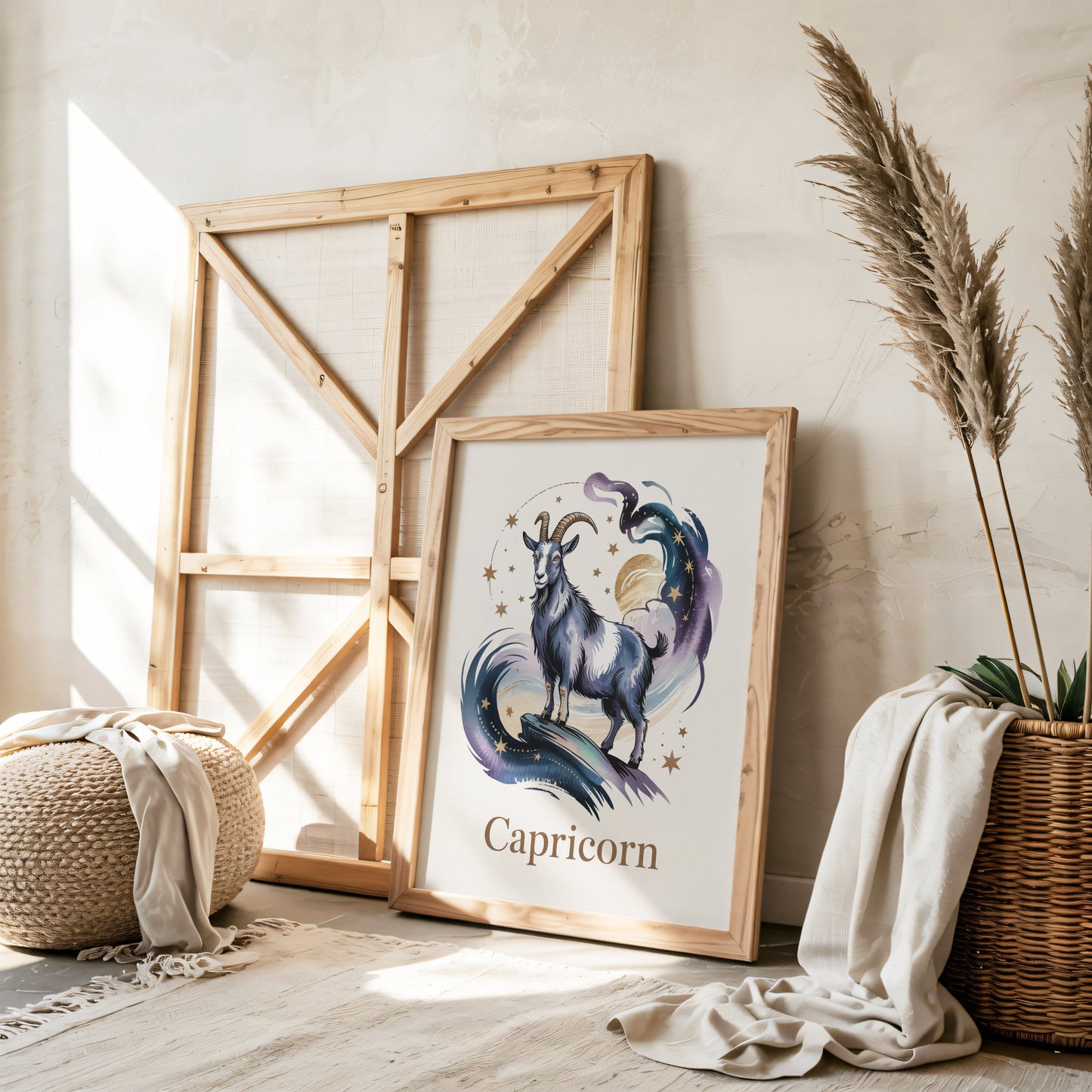 Aisle29 Posters Capricorn Midnight Climber Wall Art