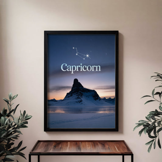 Aisle29 Posters Capricorn Serene Wall Art