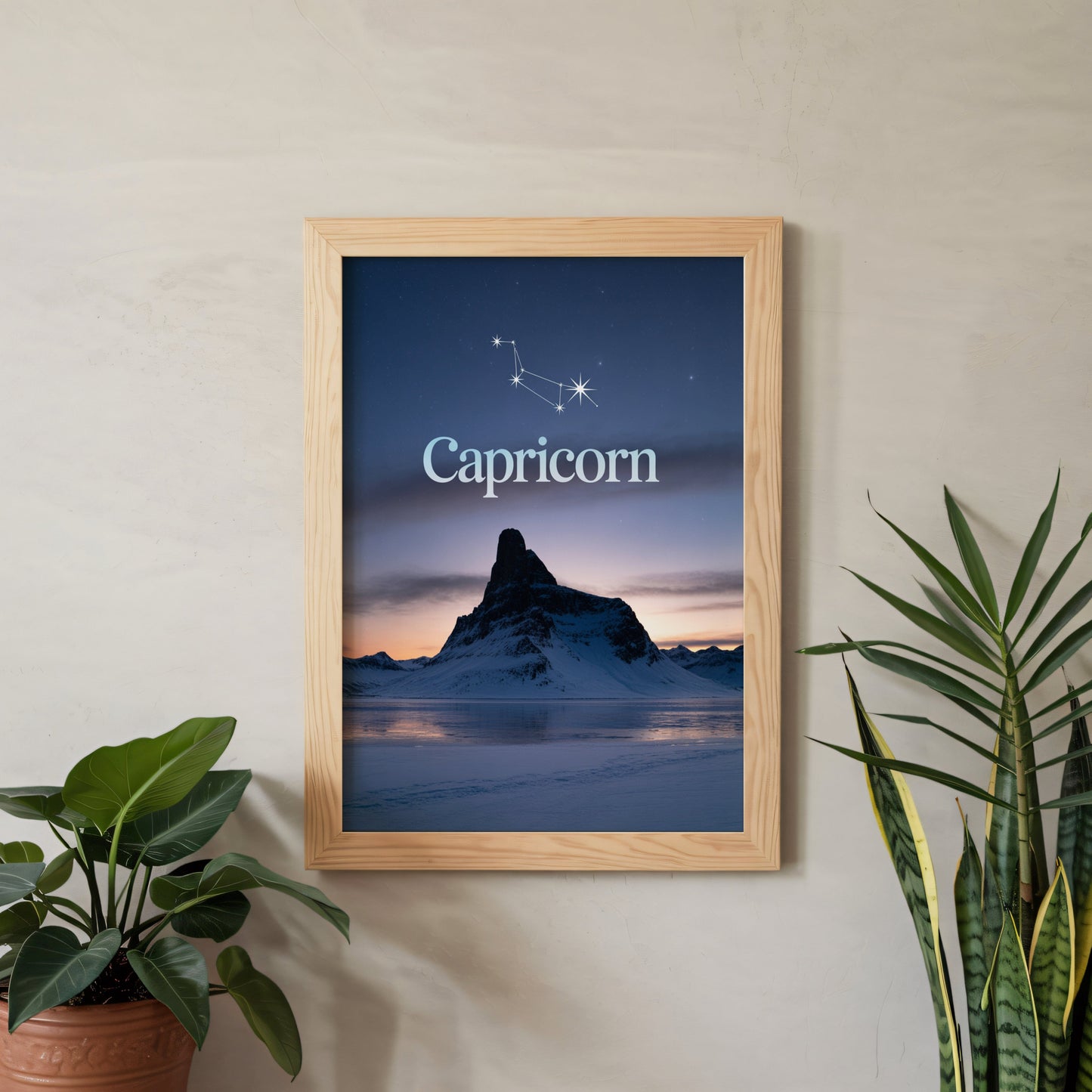 Aisle29 Posters Capricorn Serene Wall Art