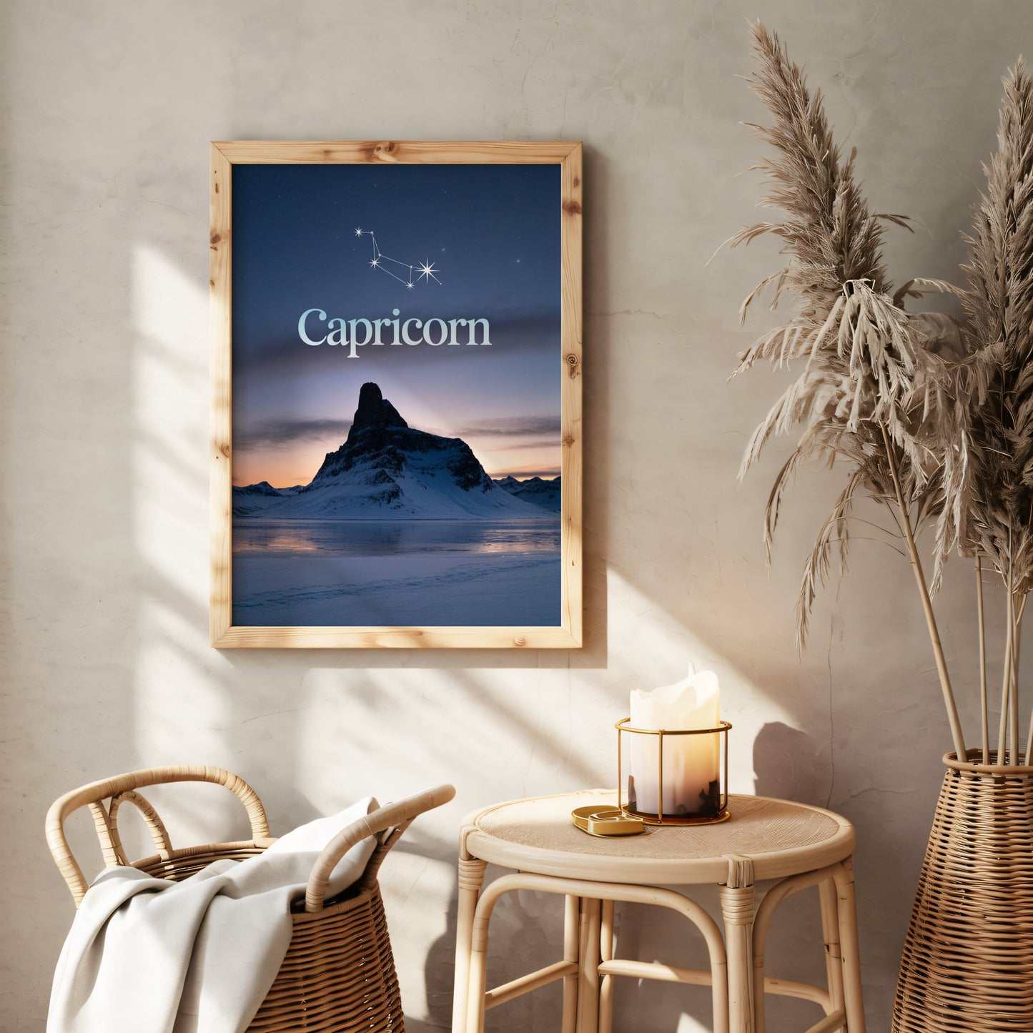 Aisle29 Posters Capricorn Serene Wall Art