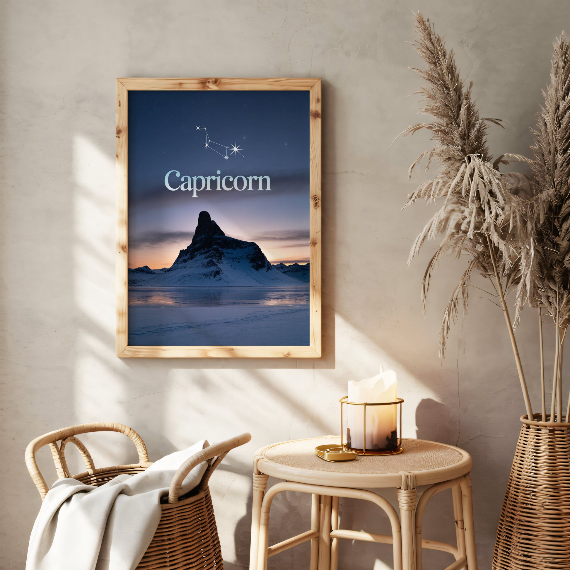 Aisle29 Posters Capricorn Serene Wall Art