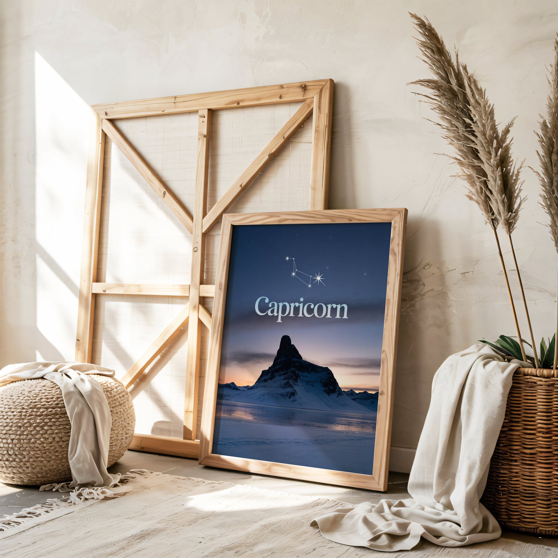 Aisle29 Posters Capricorn Serene Wall Art