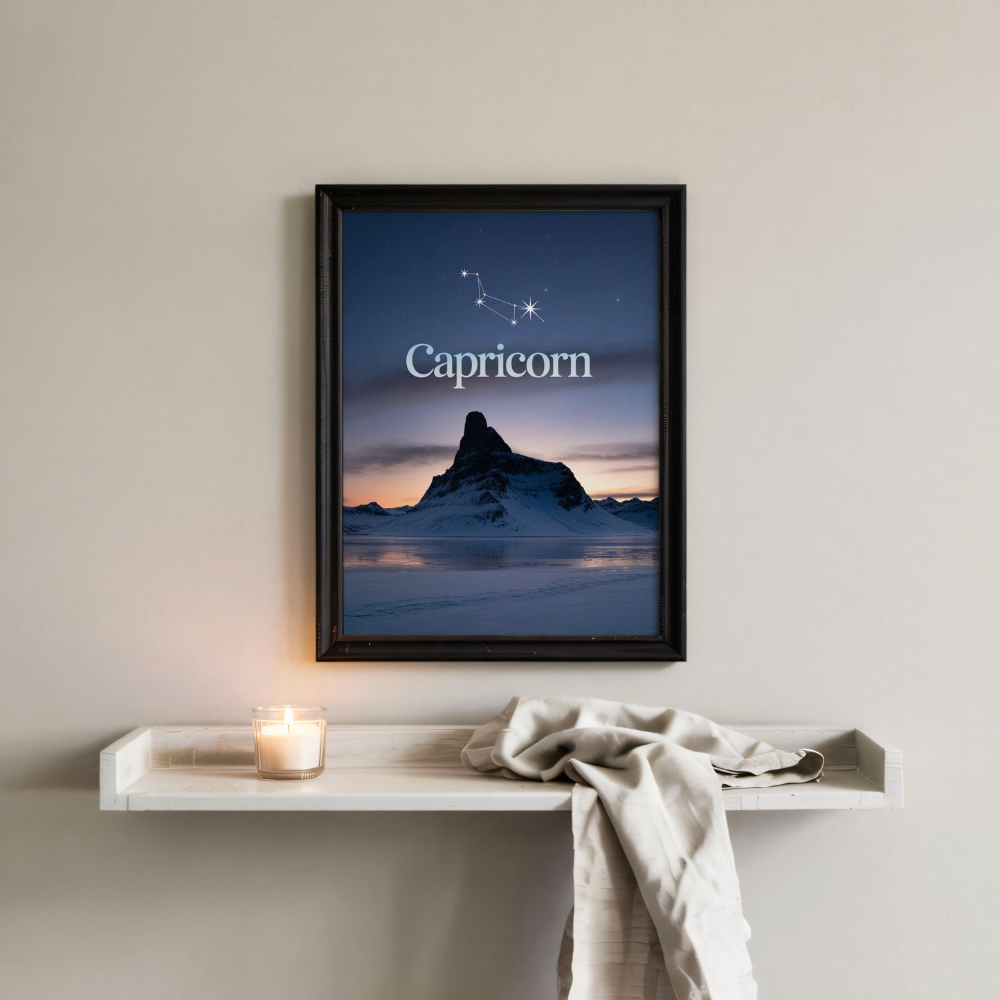 Aisle29 Posters Capricorn Serene Wall Art