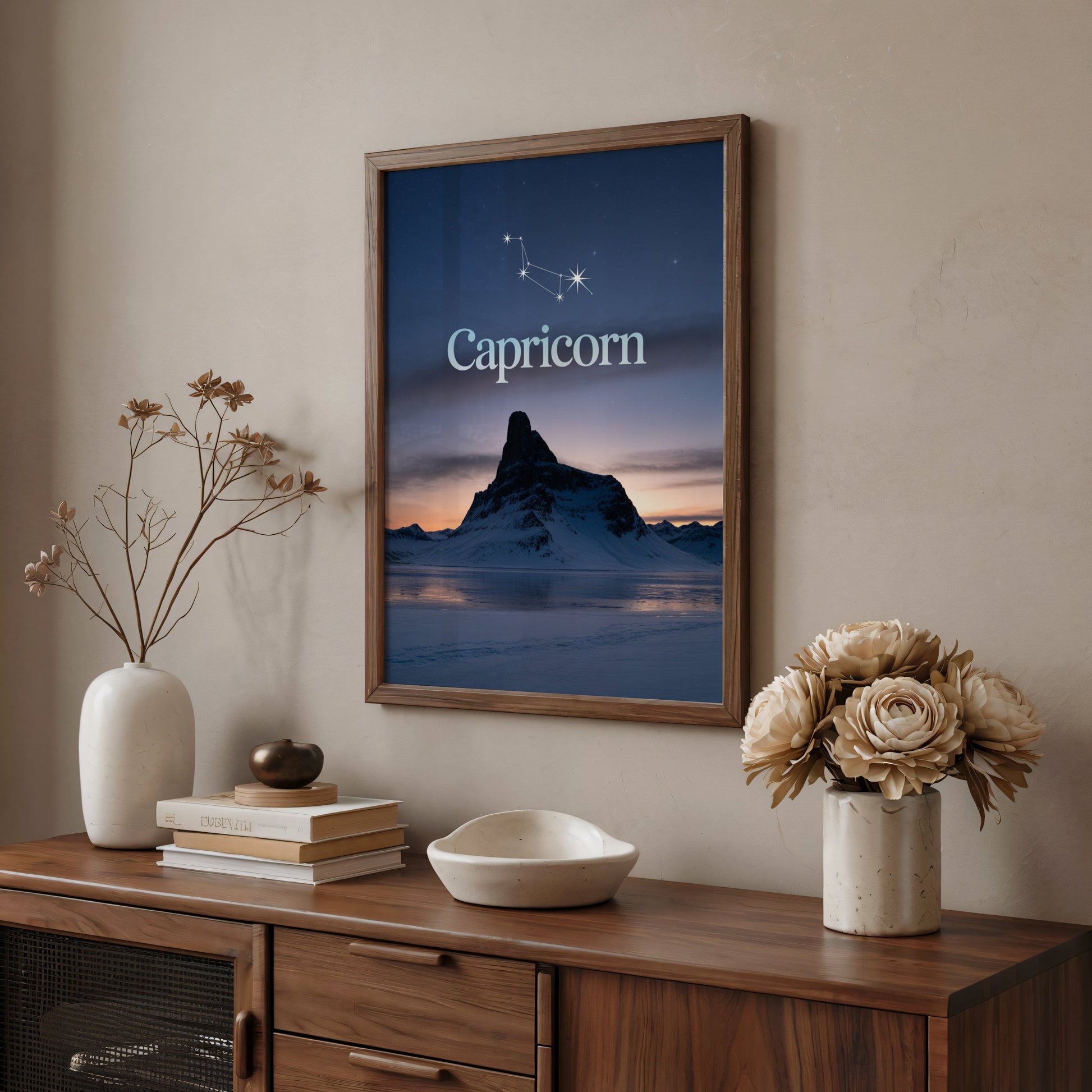 Aisle29 Posters Capricorn Serene Wall Art