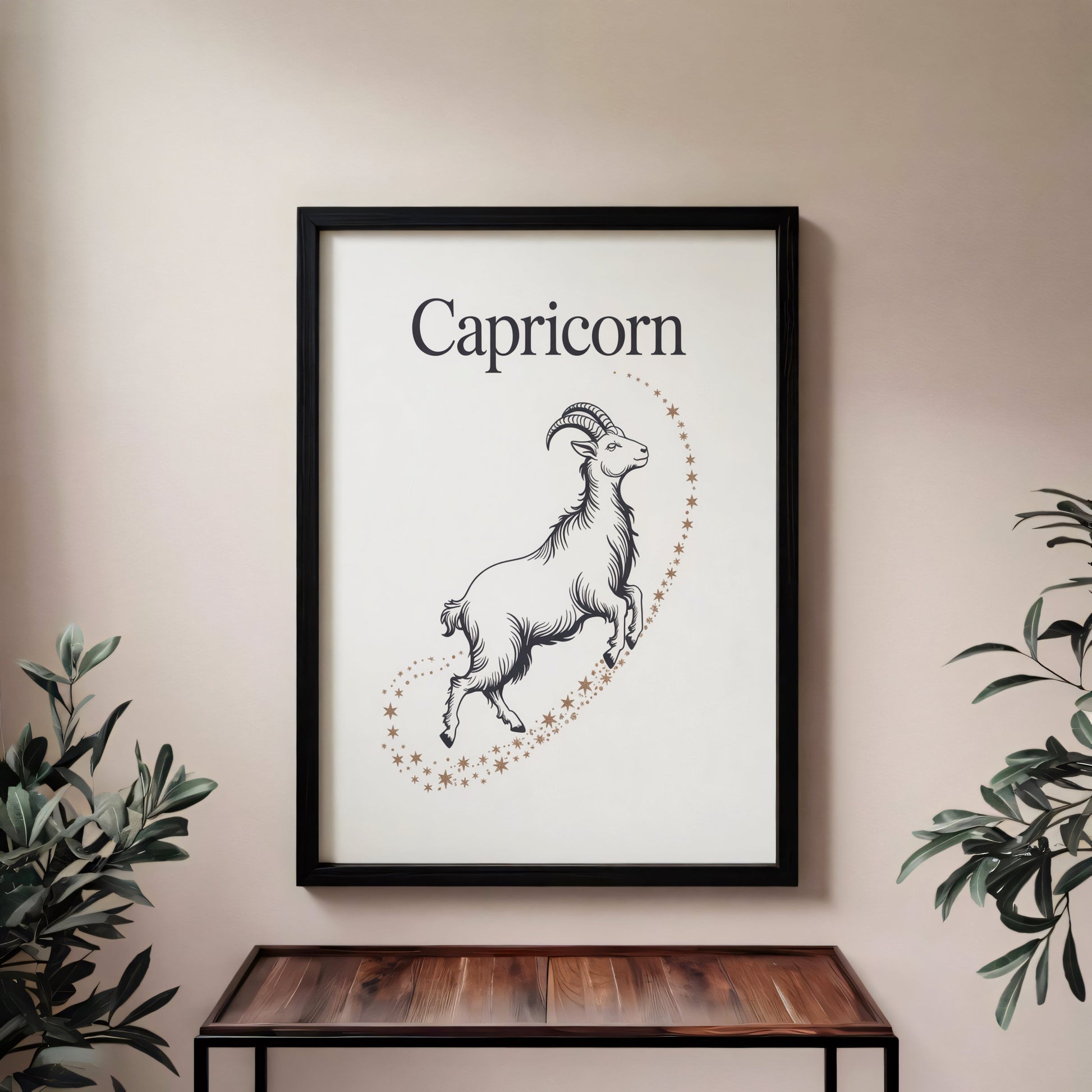 Aisle29 Posters Capricorn Star Trail Wall Art