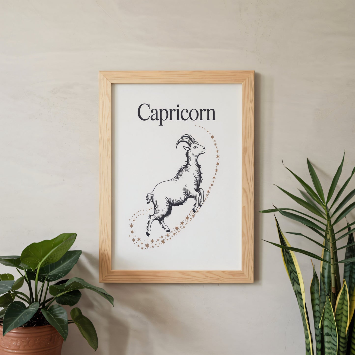 Aisle29 Posters Capricorn Star Trail Wall Art