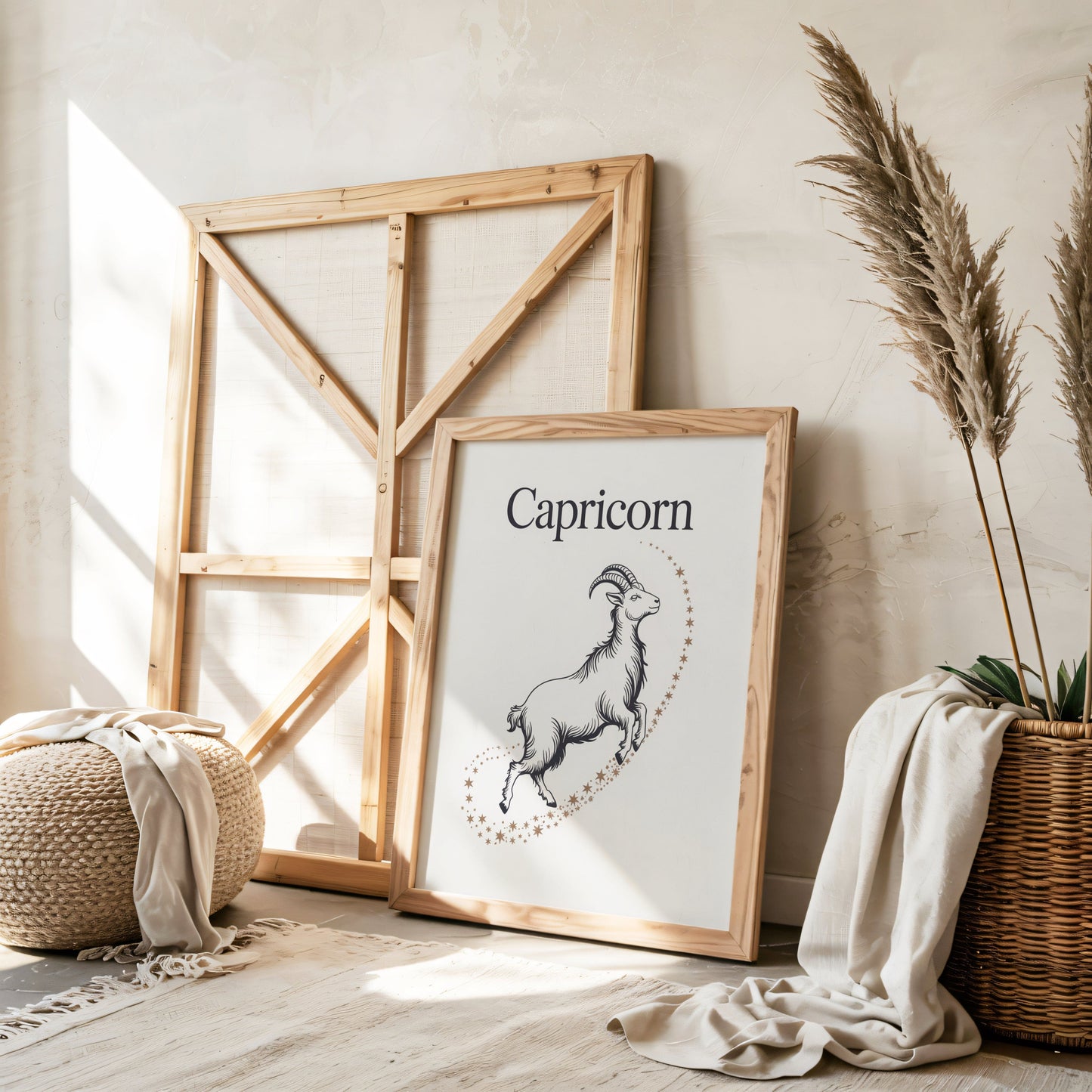 Aisle29 Posters Capricorn Star Trail Wall Art
