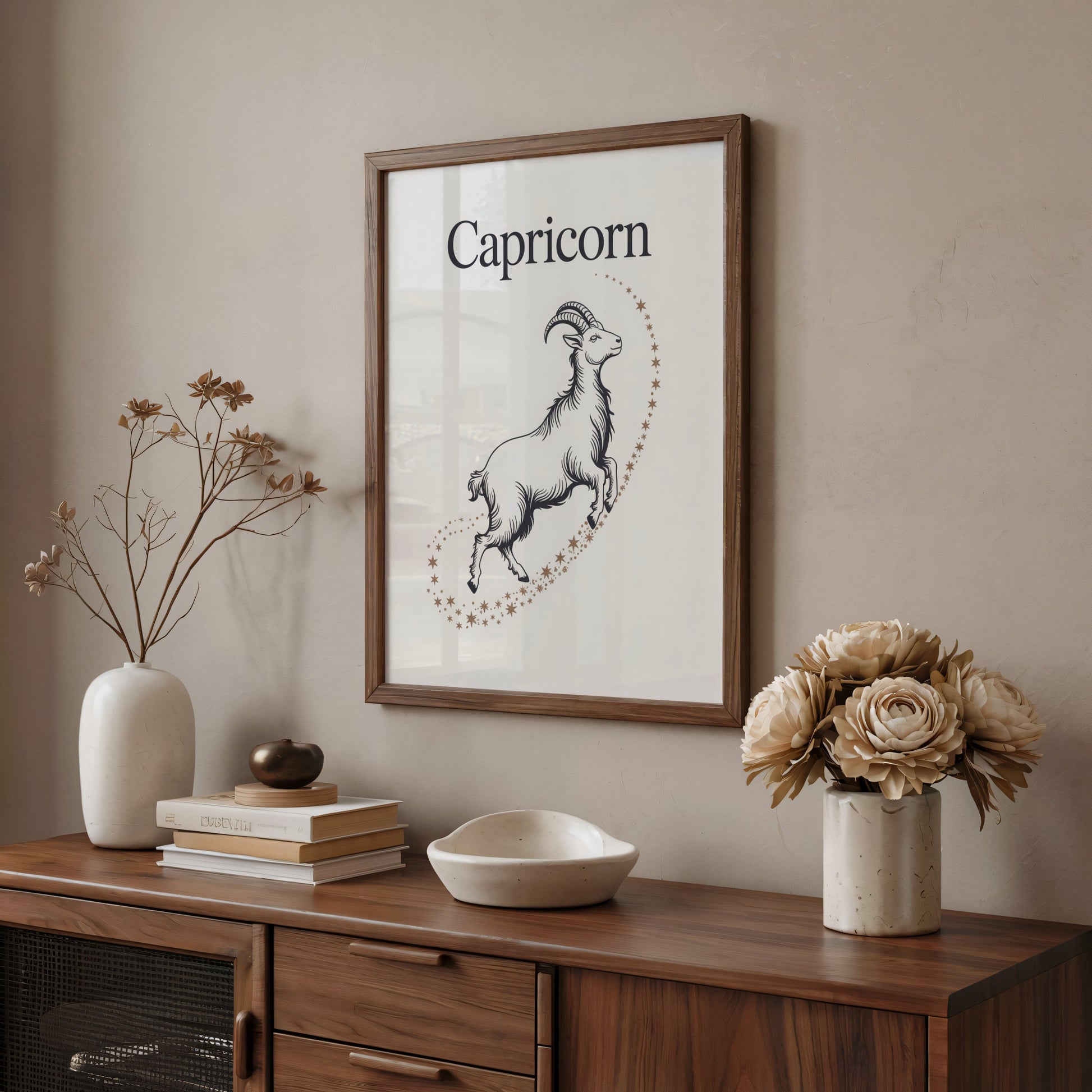 Aisle29 Posters Capricorn Star Trail Wall Art