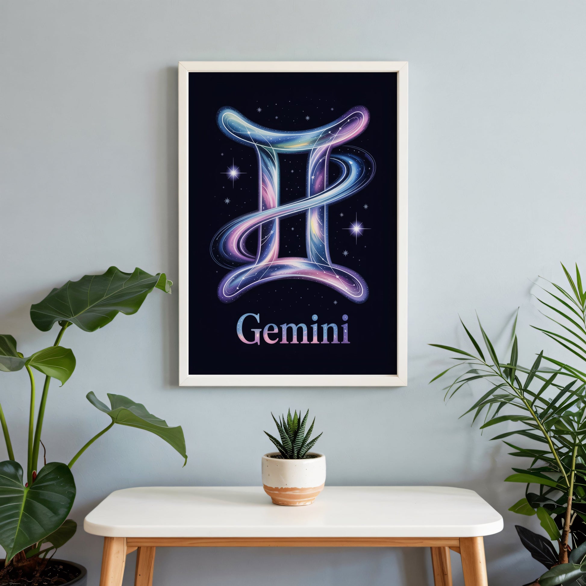 Aisle29 Posters Gemini Cosmic Wall Art
