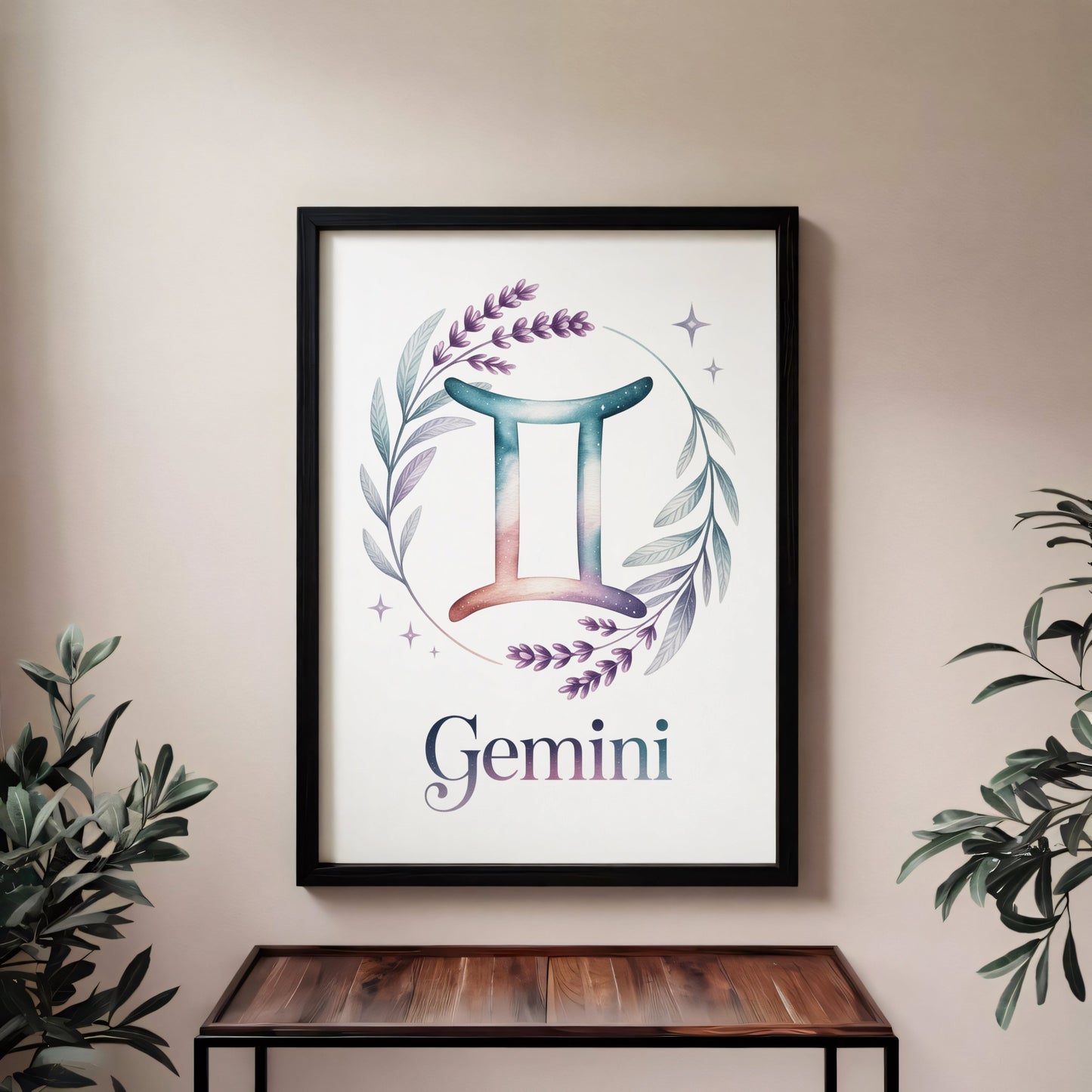 Aisle29 Posters Gemini Delicate Wall Art