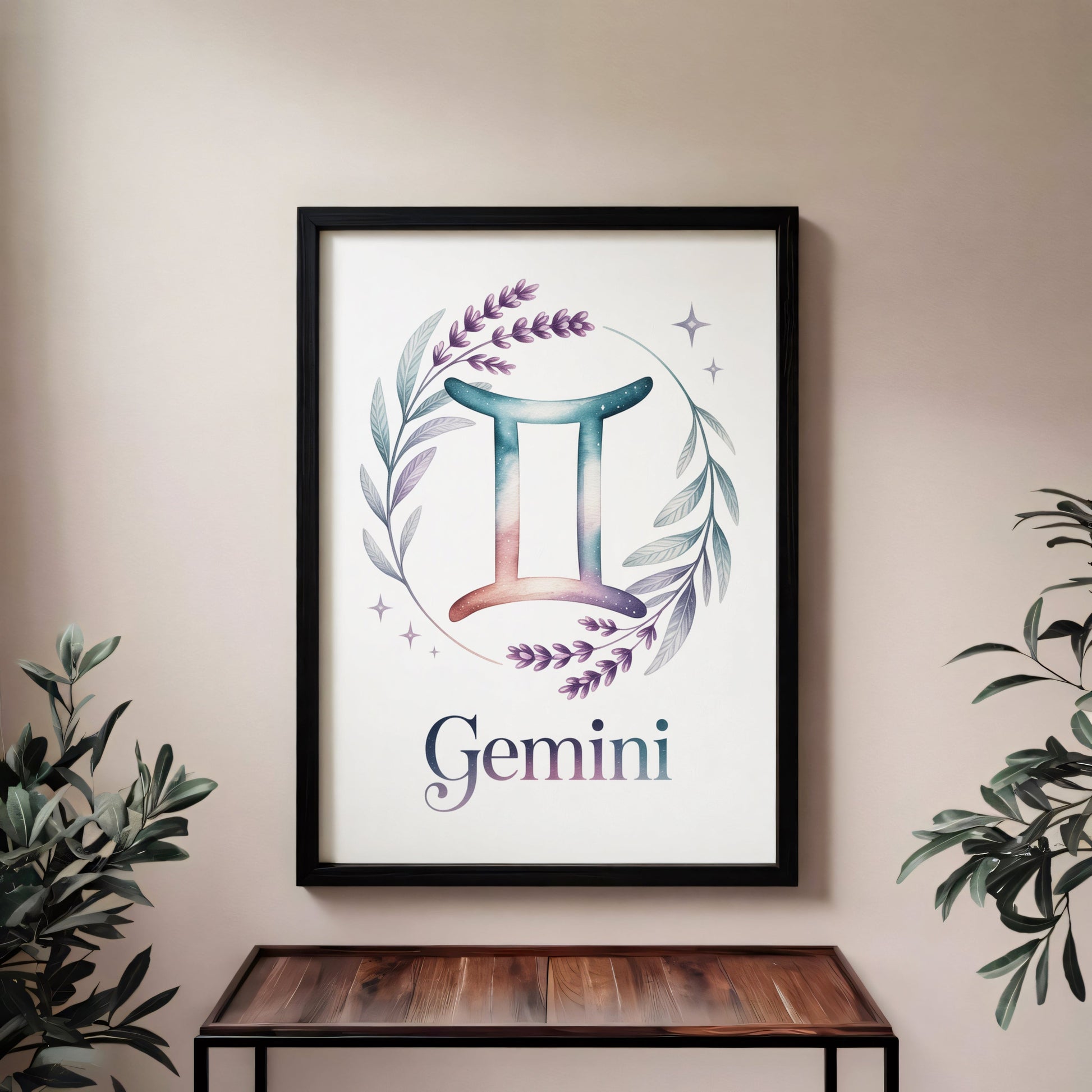 Aisle29 Posters Gemini Delicate Wall Art