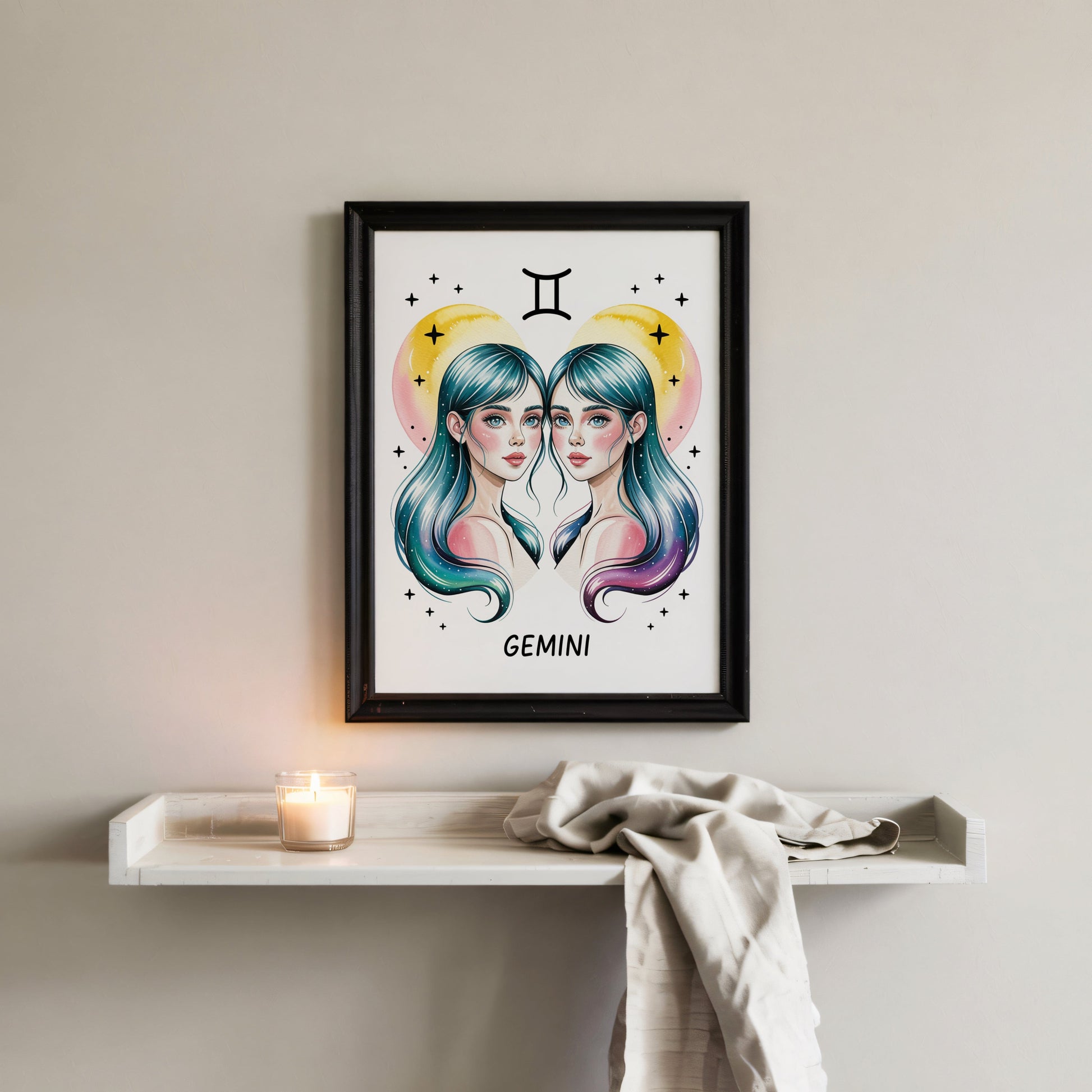 Aisle29 Posters Gemini - Dual Twins Wall Art