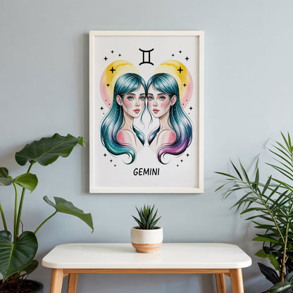 Aisle29 Posters Gemini - Dual Twins Wall Art