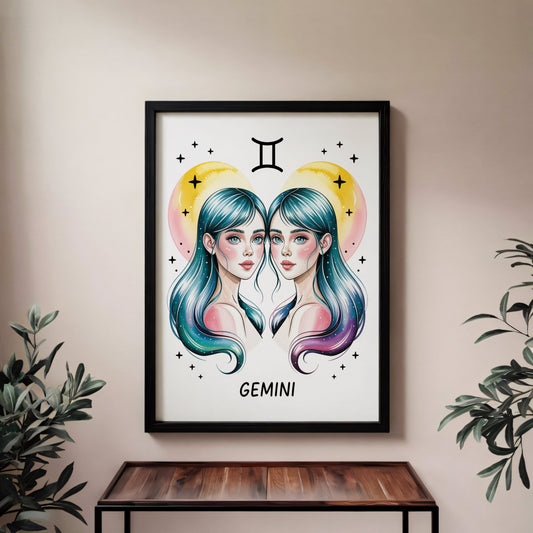 Aisle29 Posters Gemini - Dual Twins Wall Art