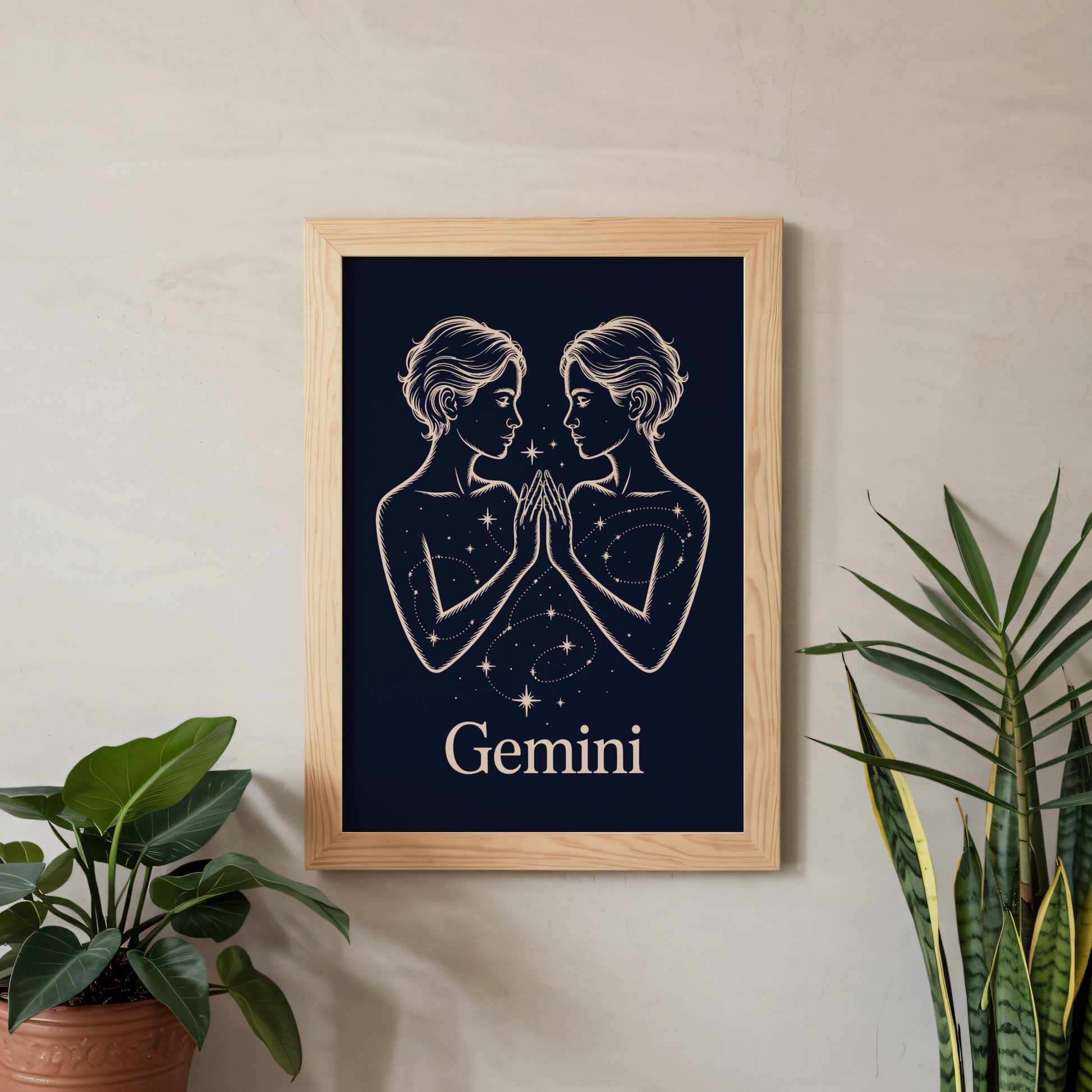 Aisle29 Posters Gemini Night Wall Art