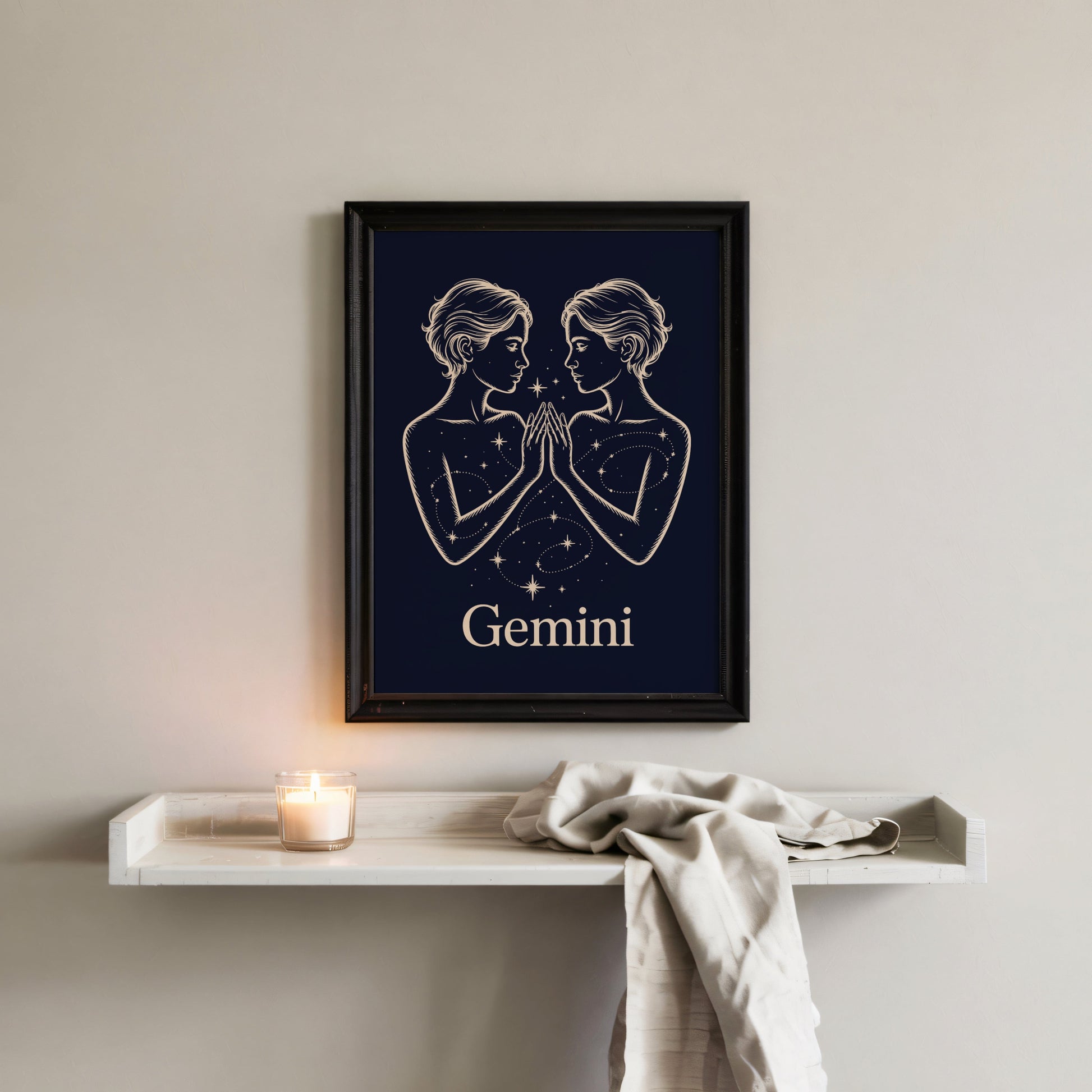 Aisle29 Posters Gemini Night Wall Art