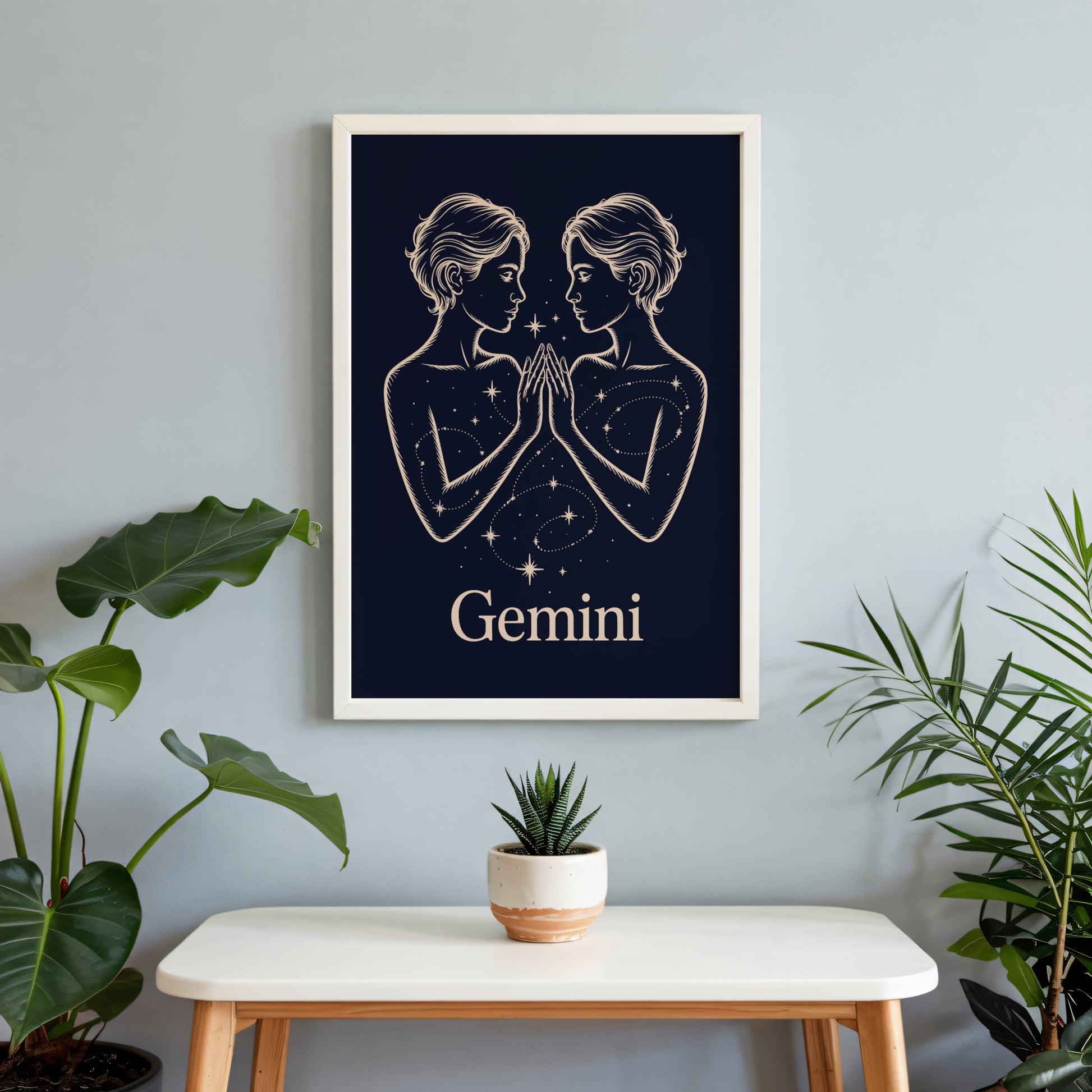Aisle29 Posters Gemini Night Wall Art