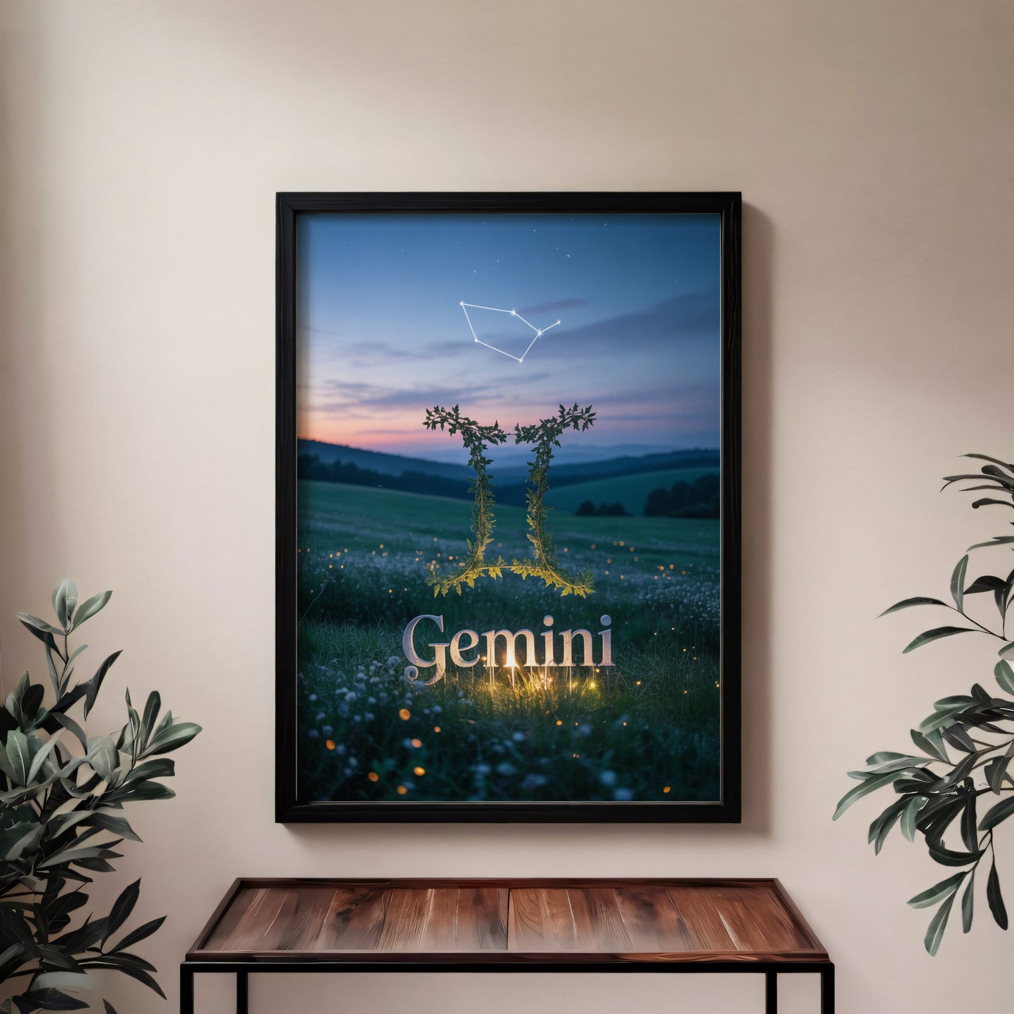 Aisle29 Posters Gemini Serene Wall Art
