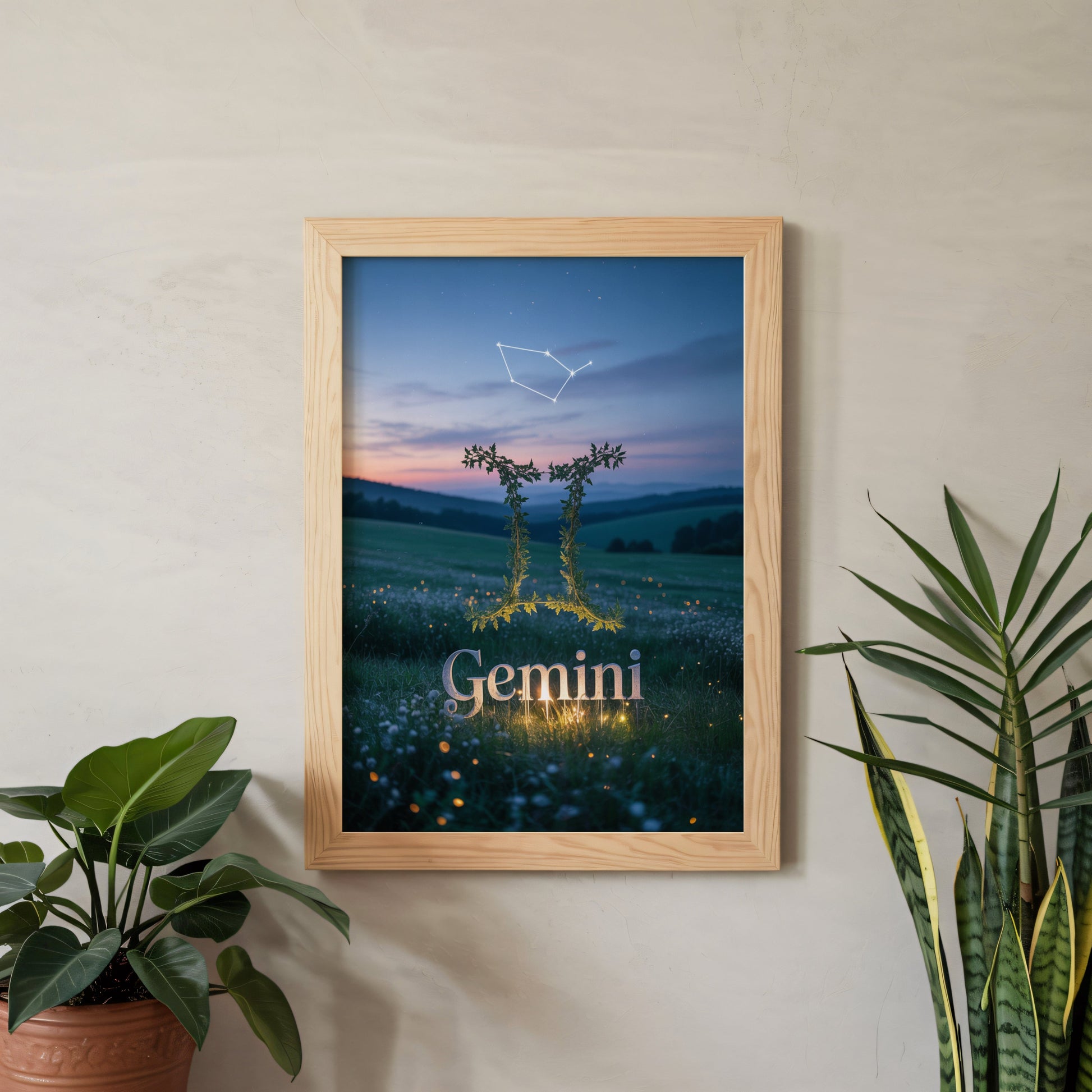 Aisle29 Posters Gemini Serene Wall Art
