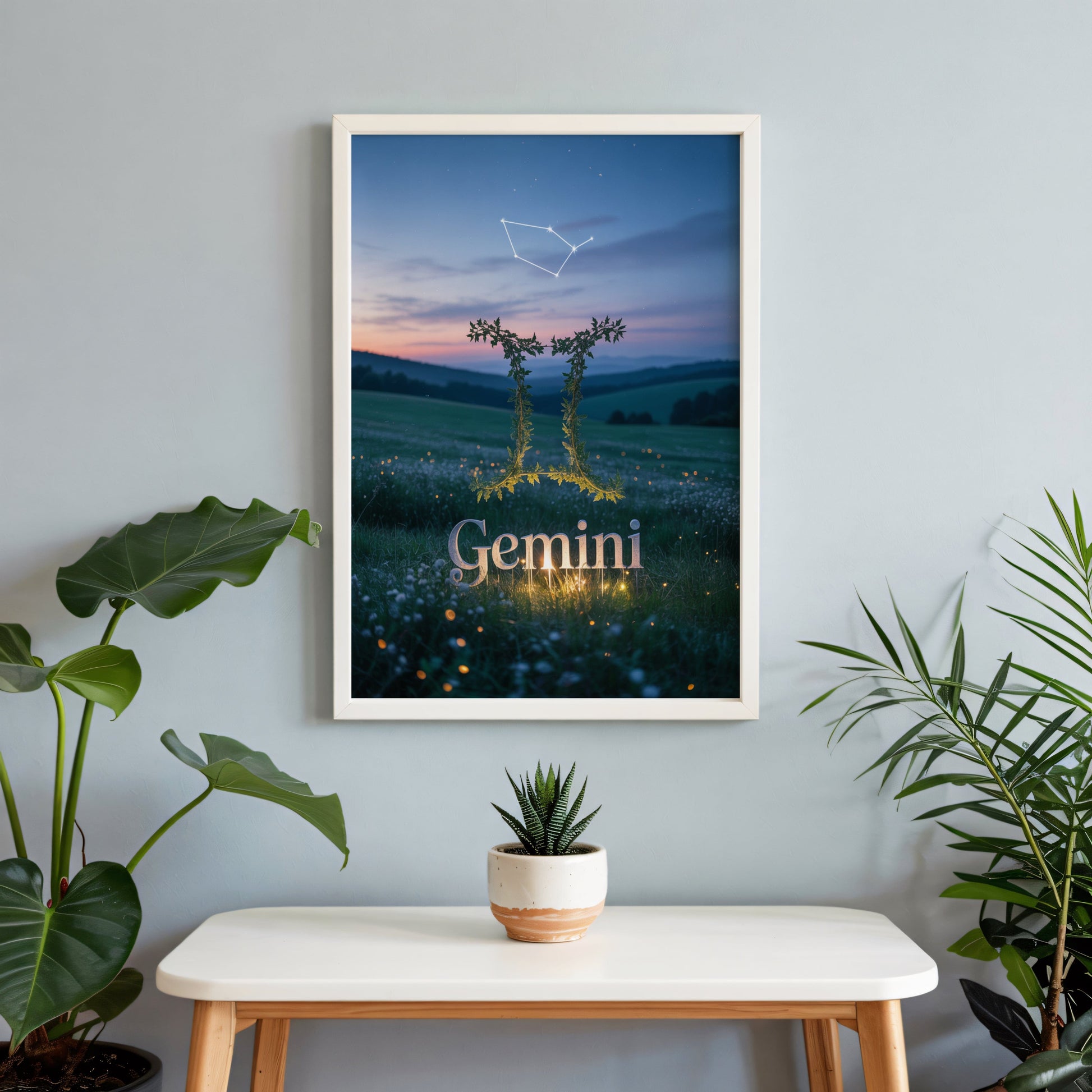 Aisle29 Posters Gemini Serene Wall Art