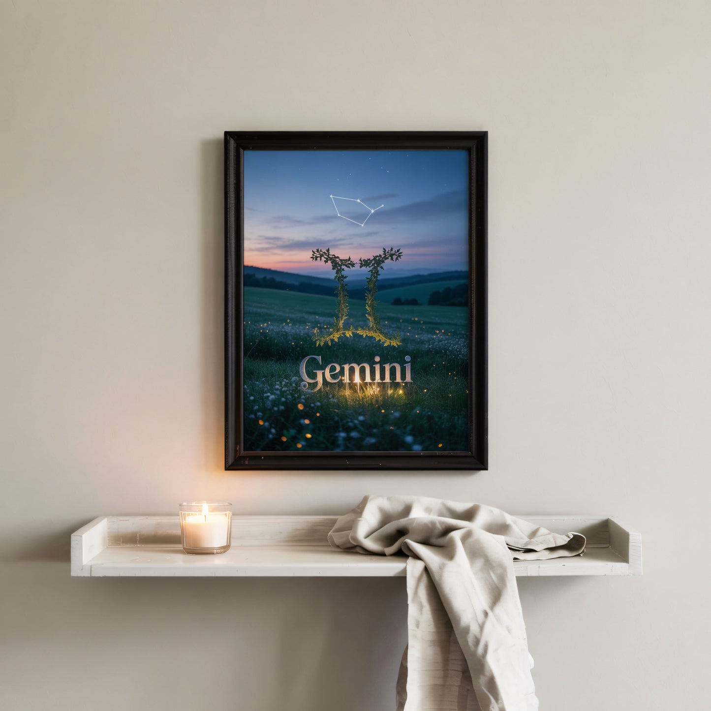 Aisle29 Posters Gemini Serene Wall Art