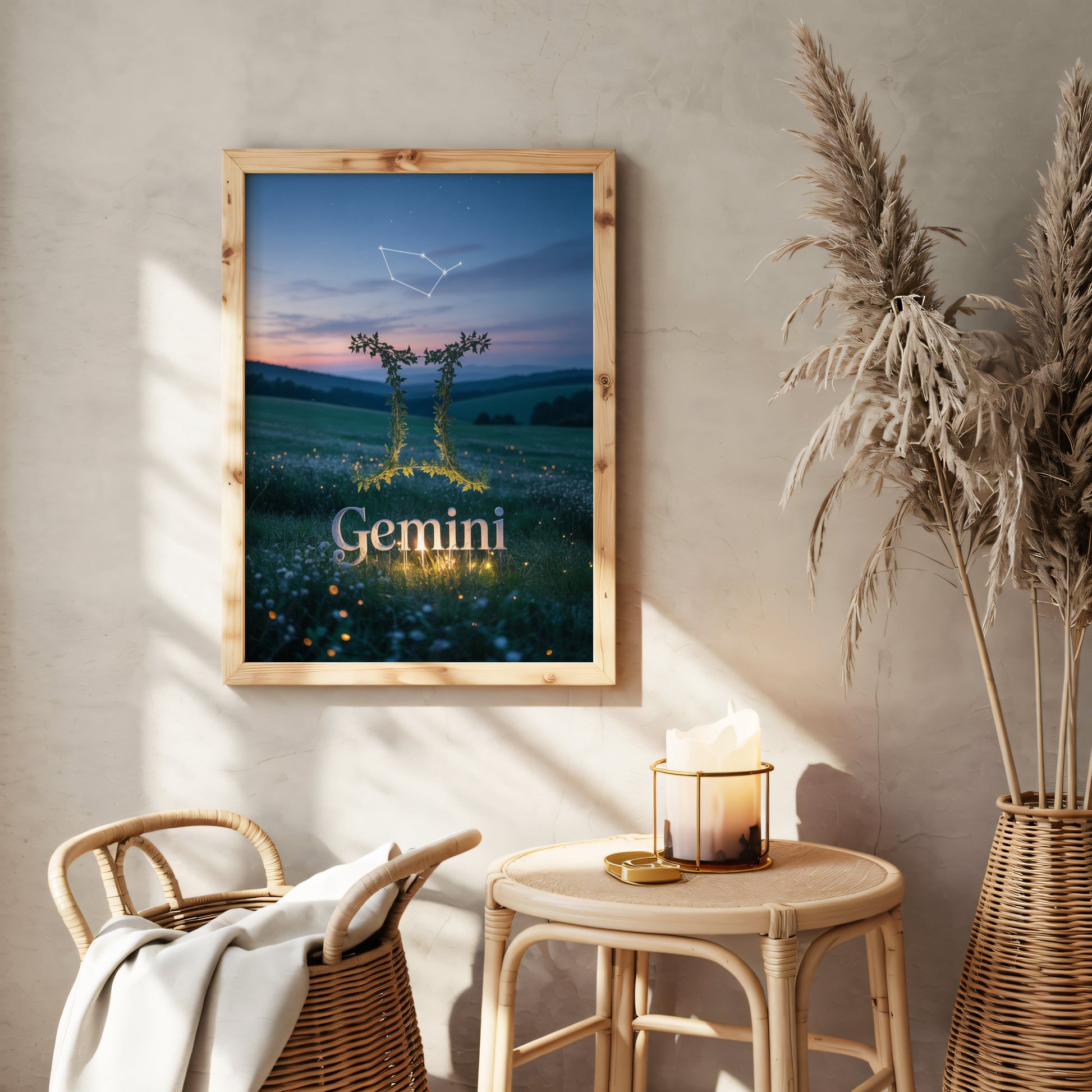 Aisle29 Posters Gemini Serene Wall Art