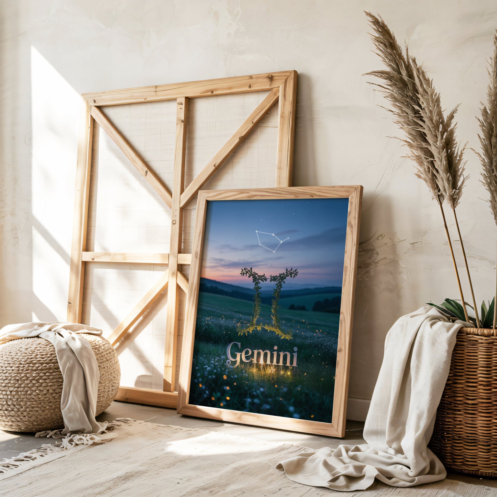 Aisle29 Posters Gemini Serene Wall Art