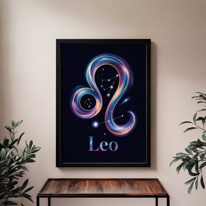 Aisle29 Posters Leo Cosmic Wall Art