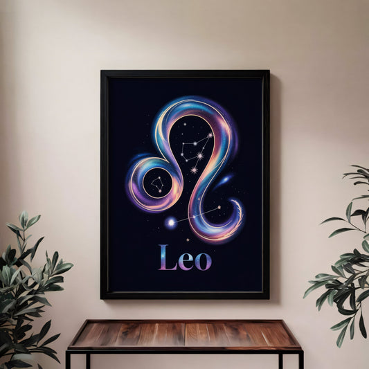 Aisle29 Posters Leo Cosmic Wall Art