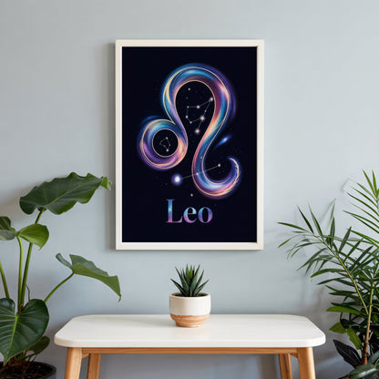 Aisle29 Posters Leo Cosmic Wall Art