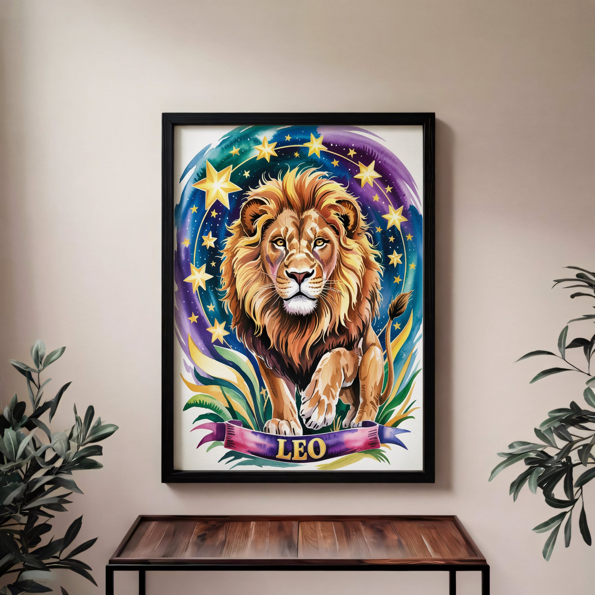 Aisle29 Posters Leo Majestic Lion Wall Art
