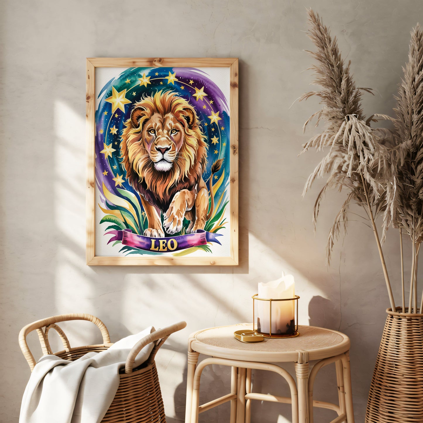 Aisle29 Posters Leo Majestic Lion Wall Art