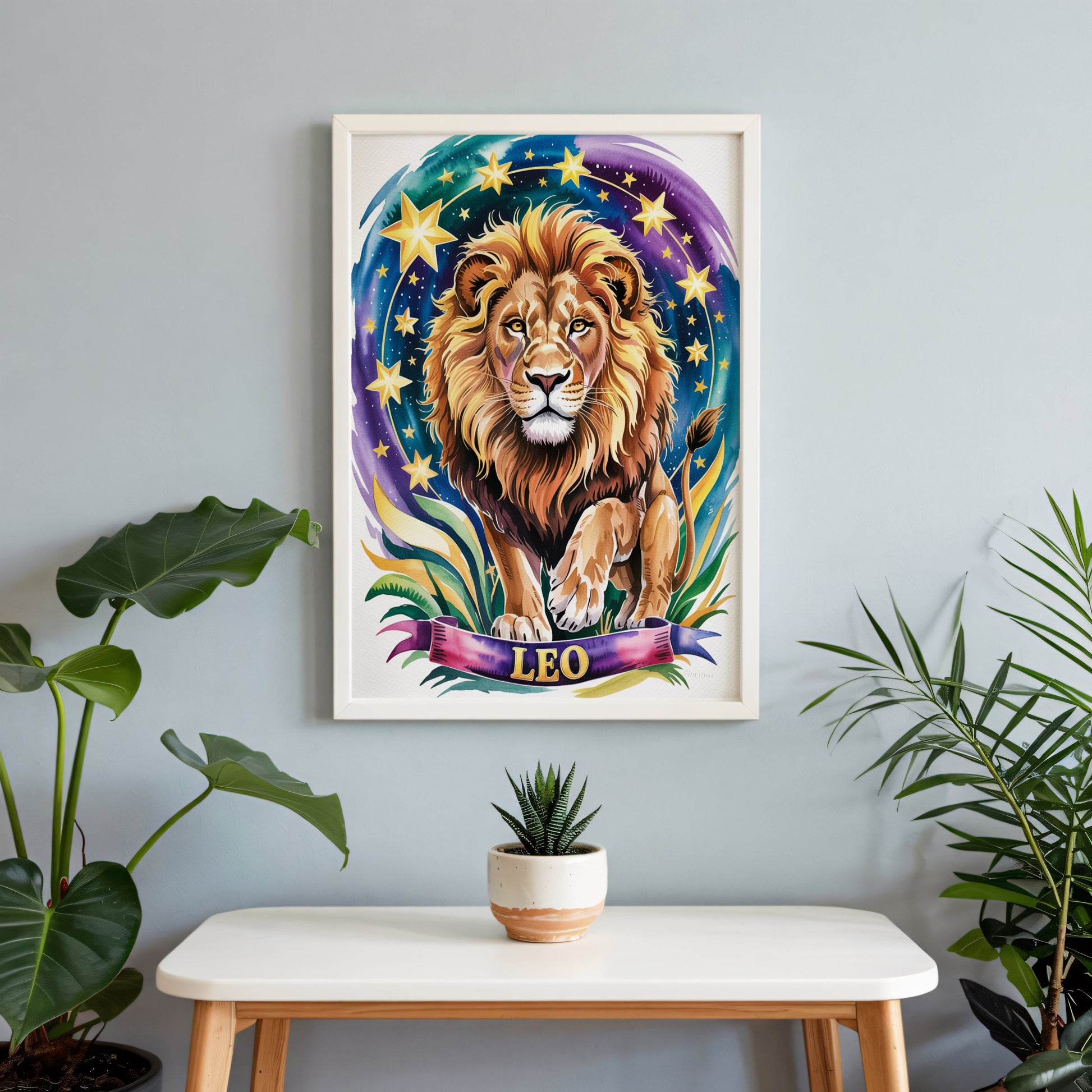 Aisle29 Posters Leo Majestic Lion Wall Art
