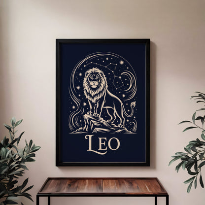 Aisle29 Posters Leo Night Wall Art