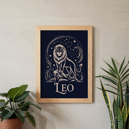 Aisle29 Posters Leo Night Wall Art