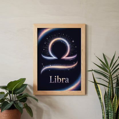 Aisle29 Posters Libra Cosmic Wall Art