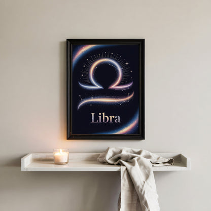 Aisle29 Posters Libra Cosmic Wall Art