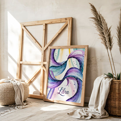 Aisle29 Posters Libra Flowing Energy Wall Art