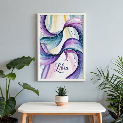 Aisle29 Posters Libra Flowing Energy Wall Art