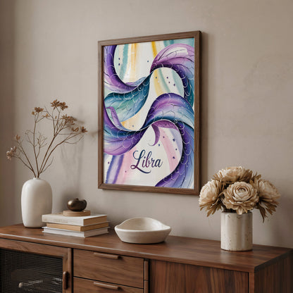Aisle29 Posters Libra Flowing Energy Wall Art