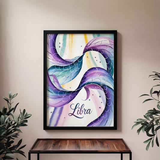 Aisle29 Posters Libra Flowing Energy Wall Art