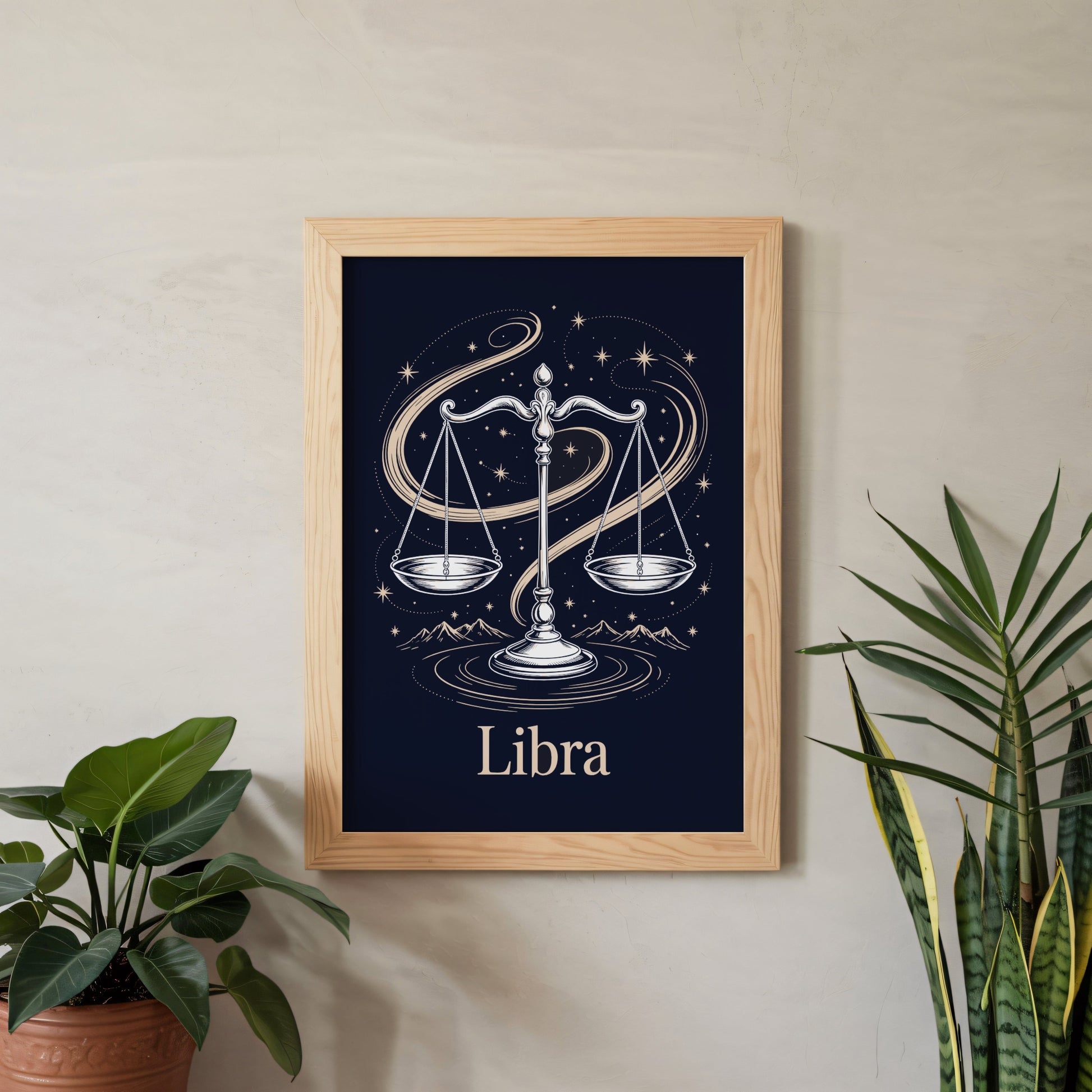 Aisle29 Posters Libra Night Wall Art