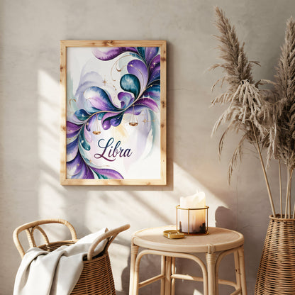 Aisle29 Posters Libra Scales In Motion Wall Art