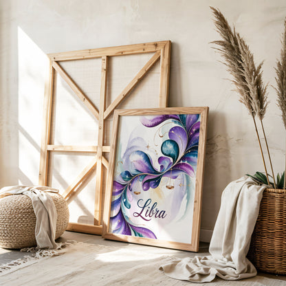 Aisle29 Posters Libra Scales In Motion Wall Art
